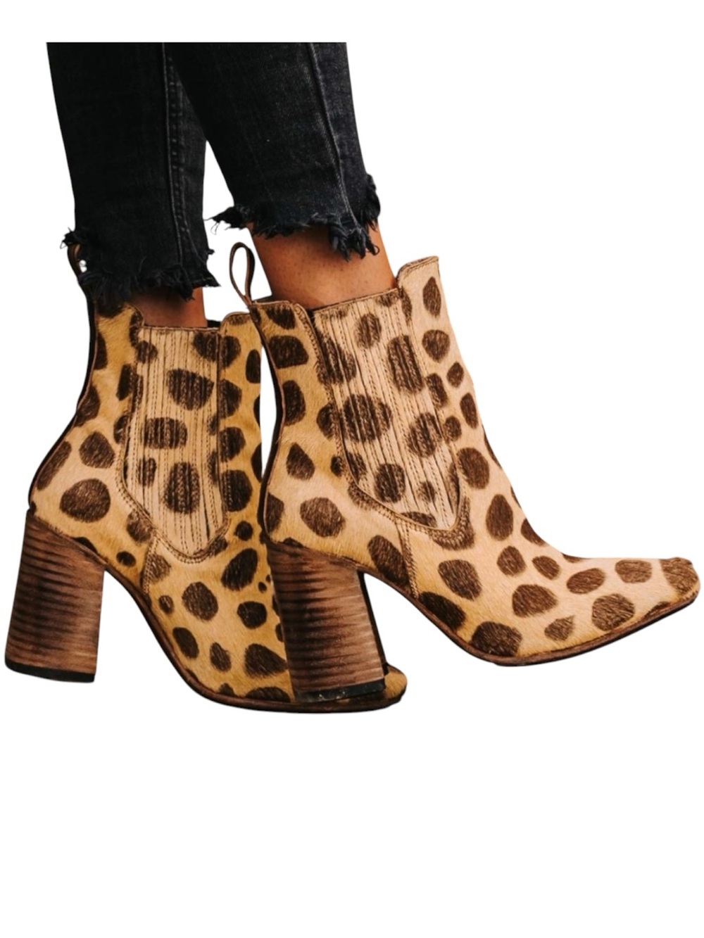 🆕{Freebird by Steven} Janelle Leopard Print Ankle Boots